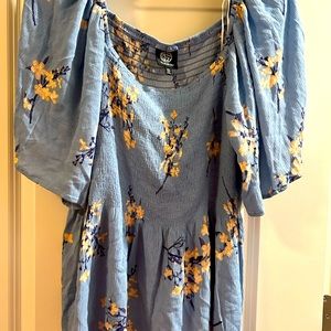 Bobeau blouse baby doll style 2X